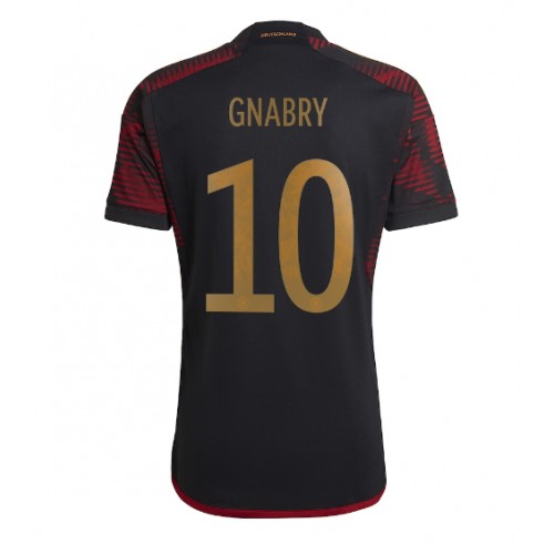 Tyskland Serge Gnabry #10 Bortedrakt VM 2022 Kortermet Tyskland Serge Gnabry #10 Bortedrakt VM 2022 Kortermet
